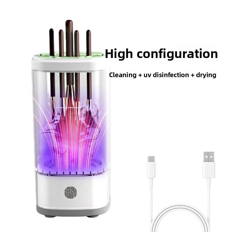 Automatic Makeup Brush Cleaner with UV Sterilization