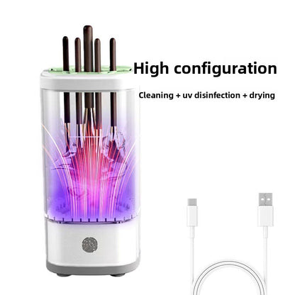 Automatic Makeup Brush Cleaner with UV Sterilization