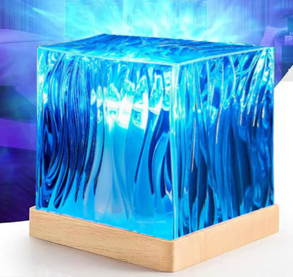 LED Water Ripple Night Light