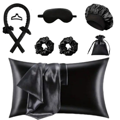 Heatless Hair Curling Set with Sleep Cap