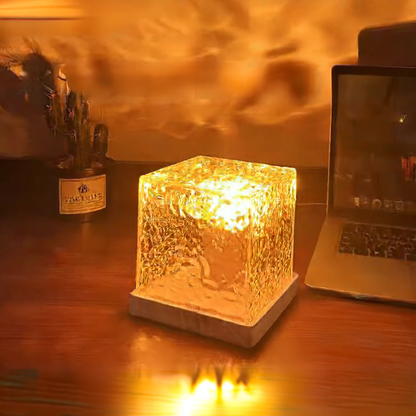 LED Water Ripple Night Light