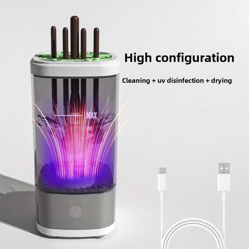 Automatic Makeup Brush Cleaner with UV Sterilization