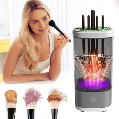 Automatic Makeup Brush Cleaner with UV Sterilization